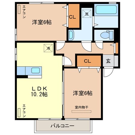 ★SKY COURT 「スカイコート」の物件間取画像